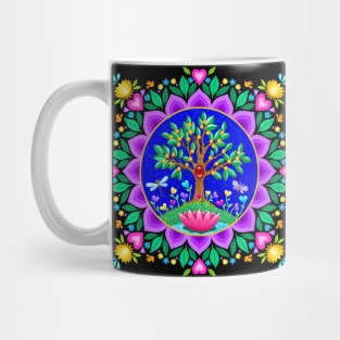 Tree of Life Mandala Mug